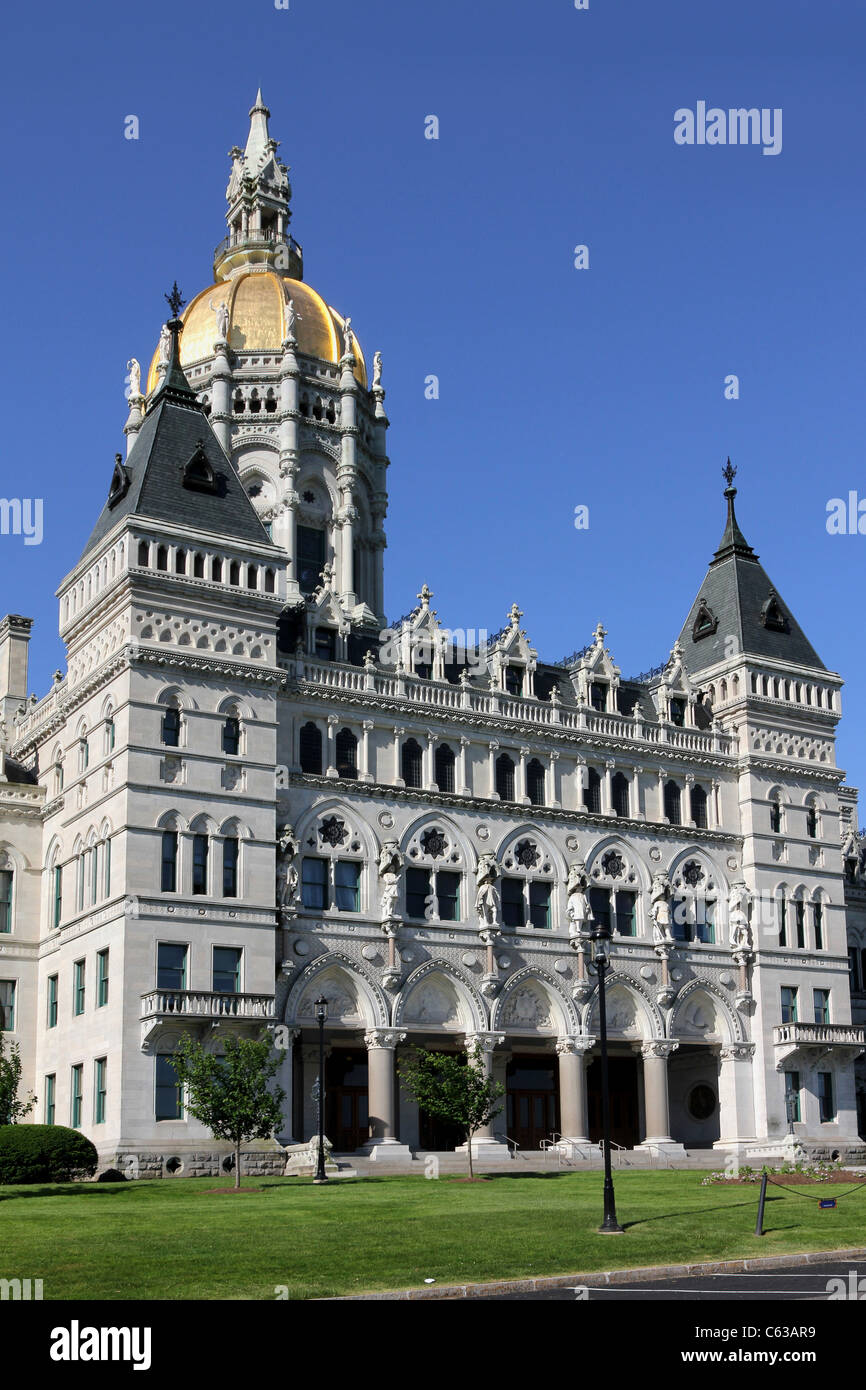 Connecticut State Capitol Building a Hartford Foto Stock