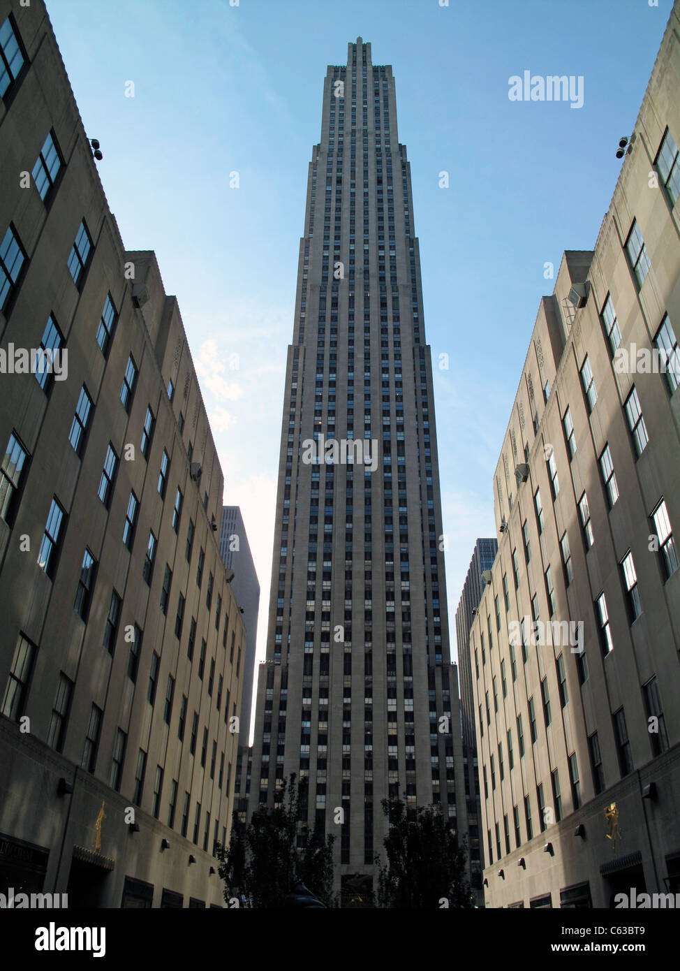 Il Rockefeller Center di New York, Stati Uniti Foto Stock