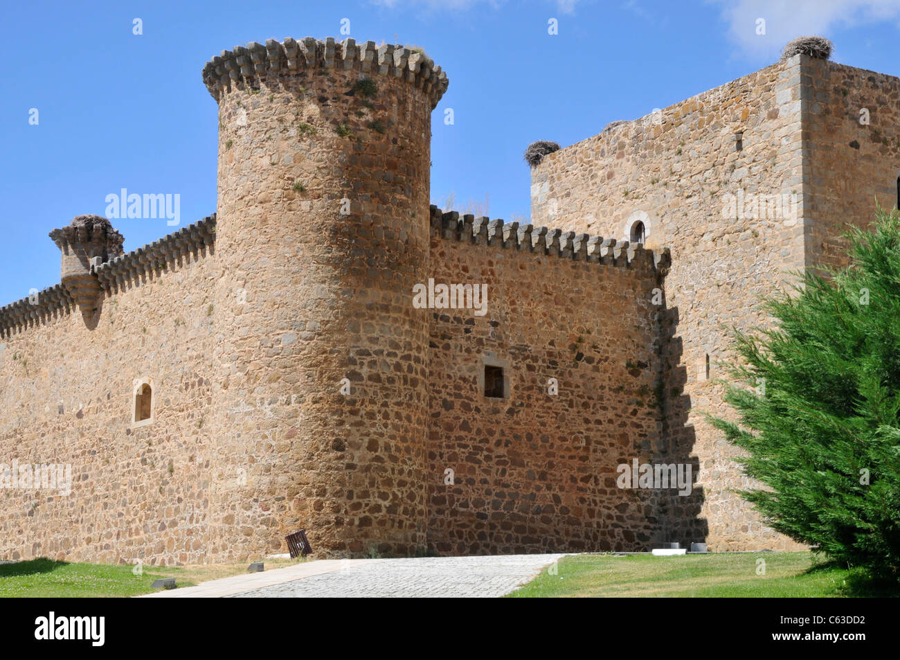 Il castello di El Barco de avila, Spagna. Foto Stock