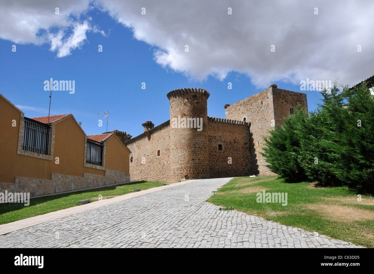 El Barco de avila, Spagna: il castello. Foto Stock