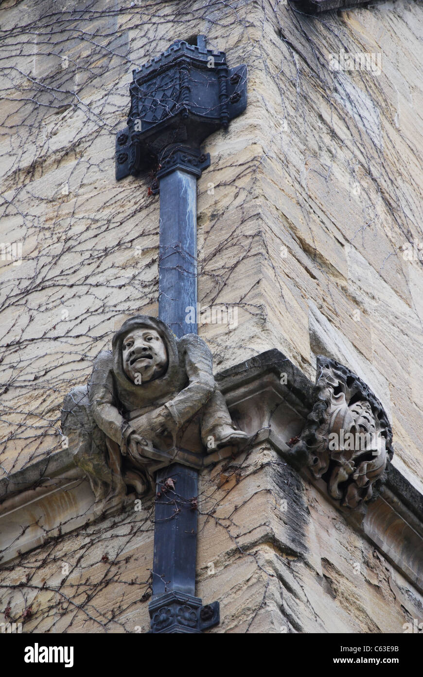 Dettaglio di edificio storico Oxford Regno Unito Foto Stock