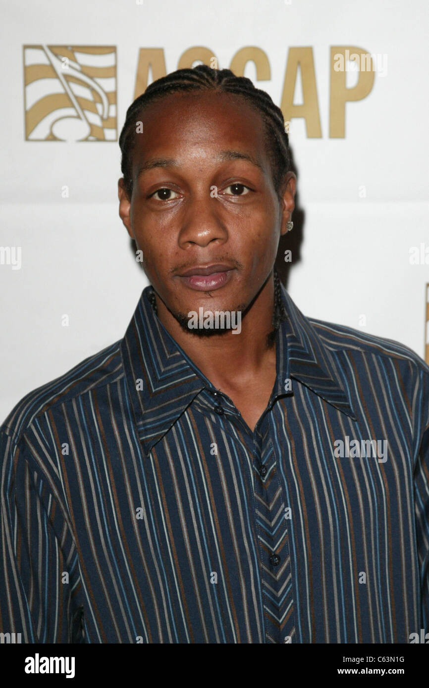 DJ quik presso gli arrivi di ASCAP Rhythm e Soul Music Awards, il Beverly Hilton Hotel di Los Angeles, CA, 27 giugno 2005. Foto di: Foto Stock