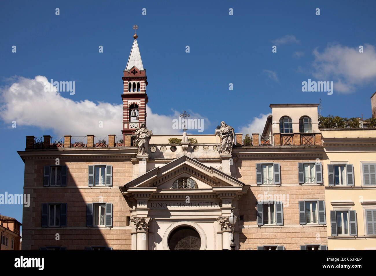 Piazza Piazza Farnese a Roma, Italia Foto Stock