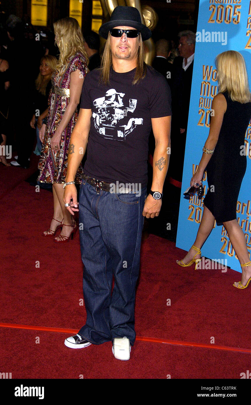 Kid Rock presso gli arrivi per il World Music Awards 2005, il Kodak Theatre di Los Angeles, CA, 31 agosto 2005. Foto di: David Longendyke/Everett Collection Foto Stock