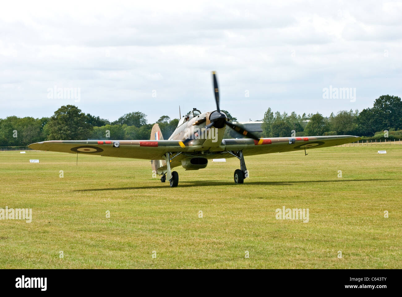 WW2 Hawker Hurricane Foto Stock