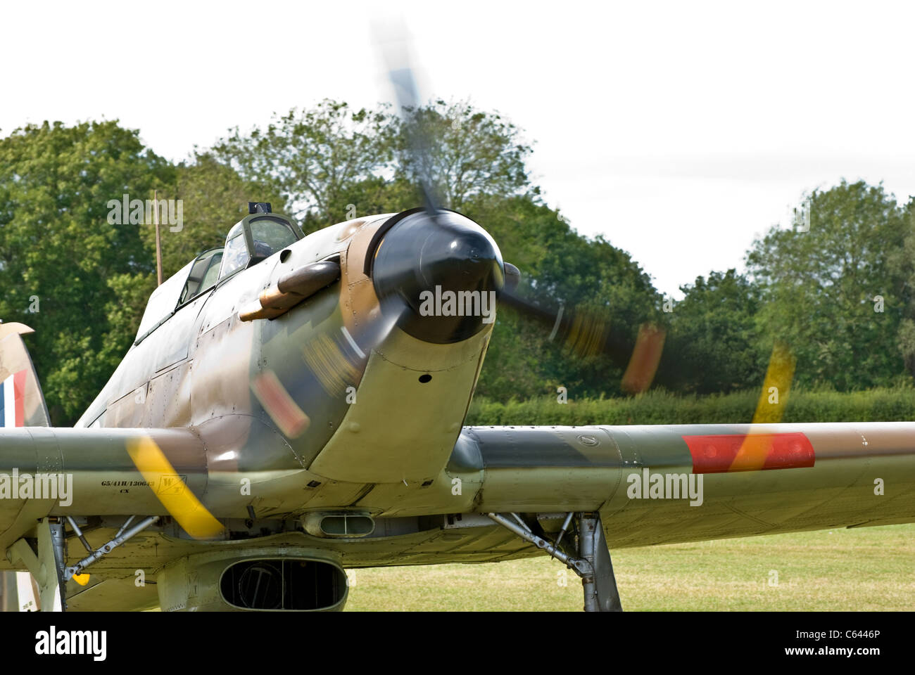 WW2 Hawker Hurricane Foto Stock