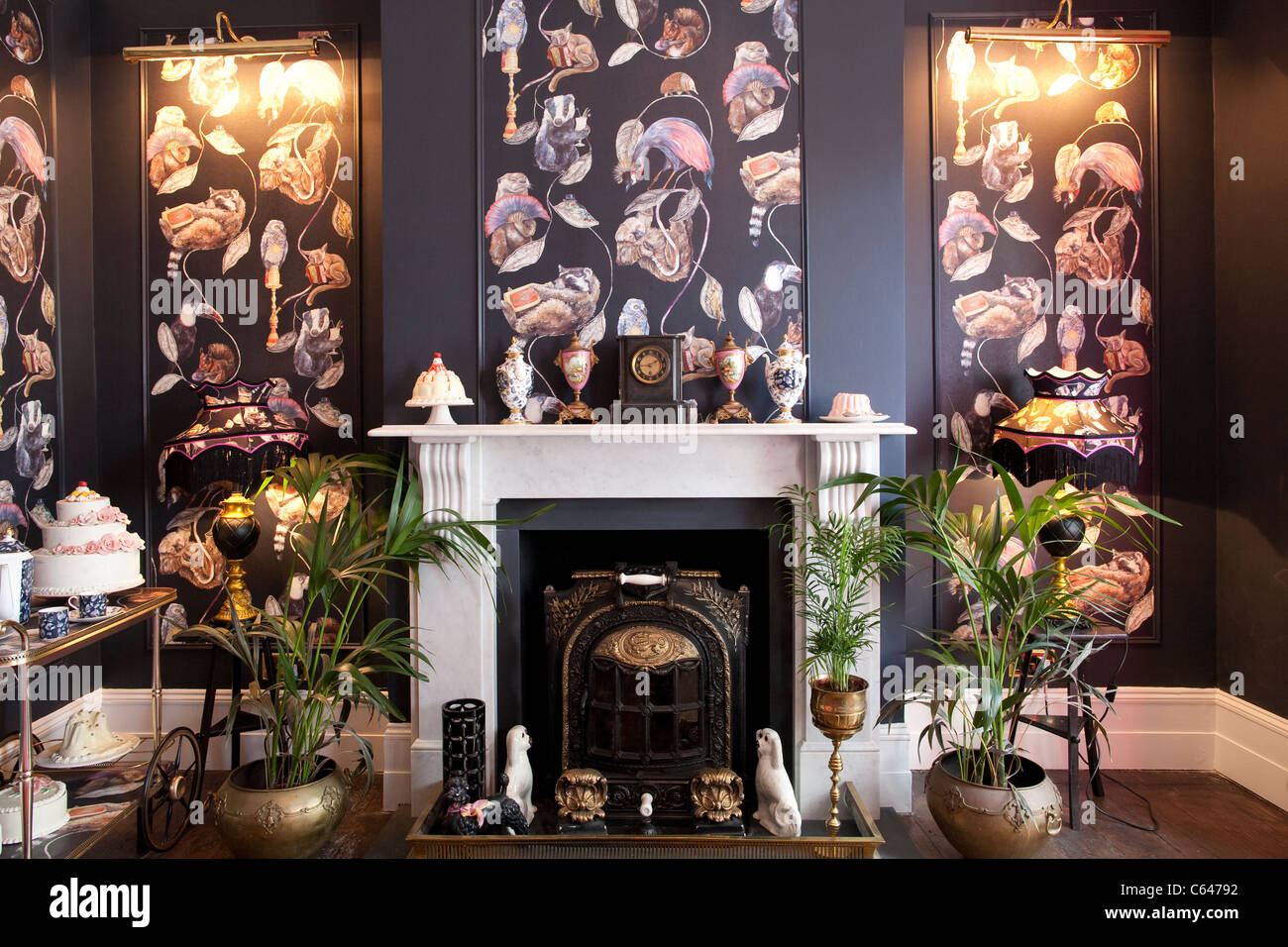 Casa di Hackney, British home articoli sanitari ed arredi ispirati da Javvy M Royle e Frieda Gormley, UK. Foto:Jeff Gilbert Foto Stock