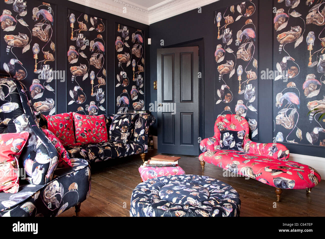 Casa di Hackney, British home articoli sanitari ed arredi ispirati da Javvy M Royle e Frieda Gormley, UK. Foto:Jeff Gilbert Foto Stock