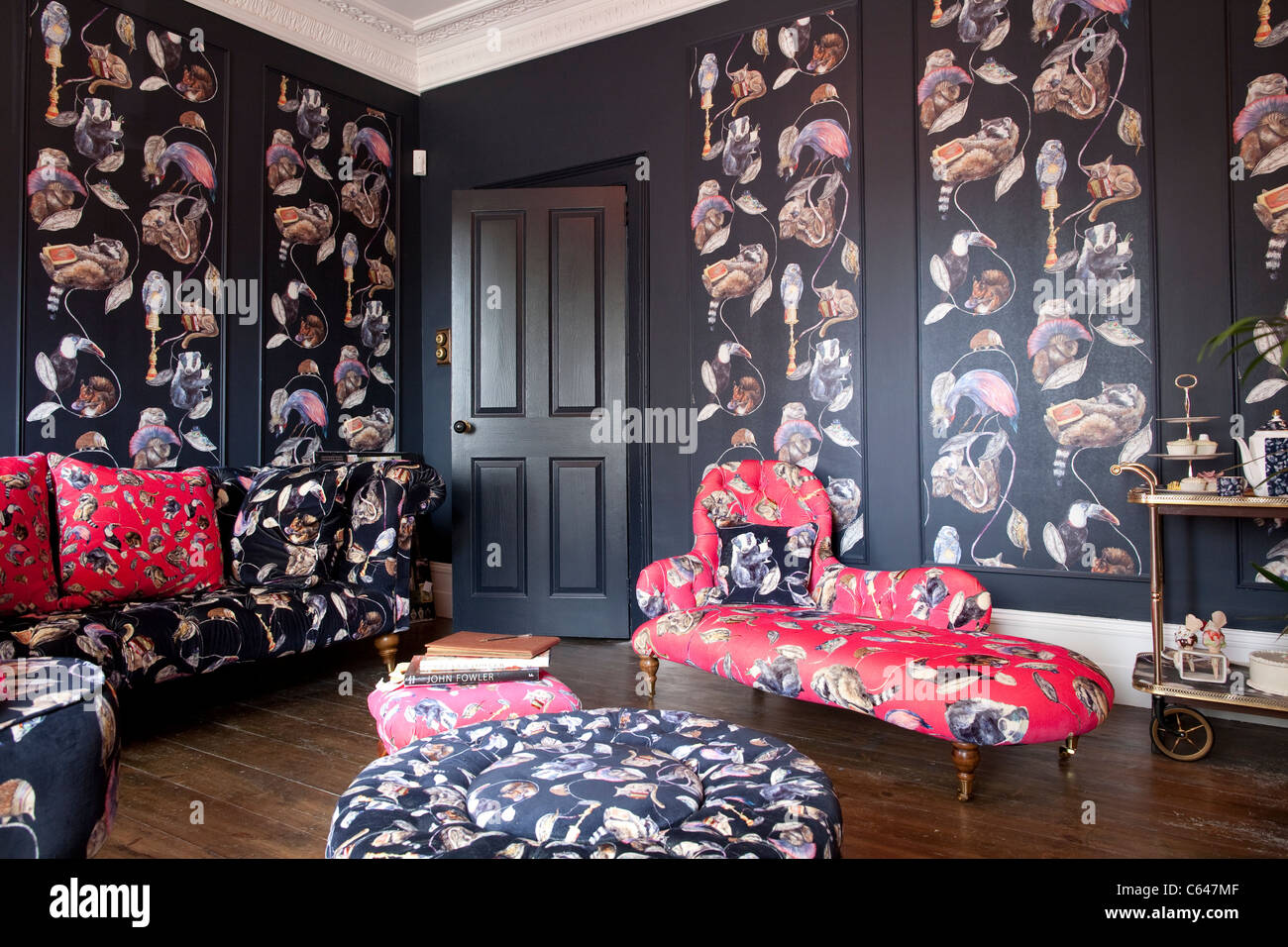 Casa di Hackney, British home articoli sanitari ed arredi ispirati da Javvy M Royle e Frieda Gormley, UK. Foto:Jeff Gilbert Foto Stock