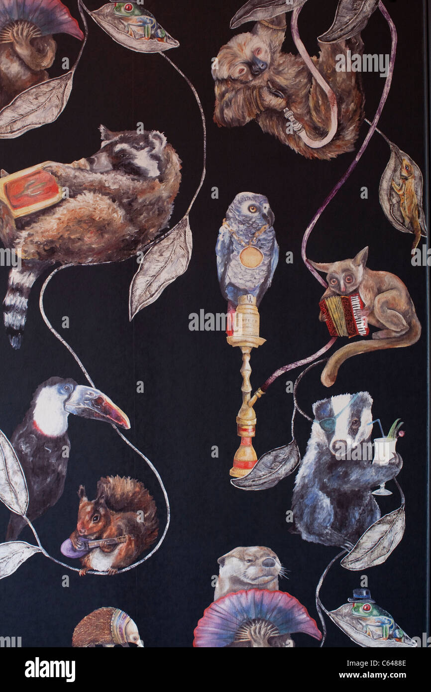 Casa di Hackney, British home articoli sanitari ed arredi ispirati da Javvy M Royle e Frieda Gormley, UK. Foto:Jeff Gilbert Foto Stock