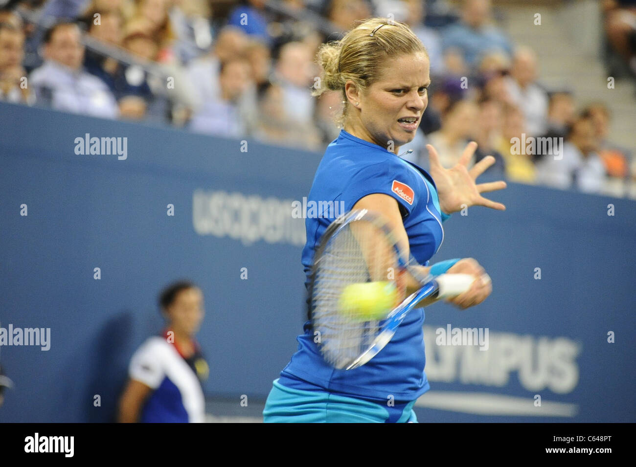 Kim Clijsters di presenze per US Open 2010 Torneo di tennis - MER, USTA Billie Jean King National Tennis Center, Lavaggio, NY, 7 settembre 2010. Foto di: Rob ricco/Everett Collection Foto Stock