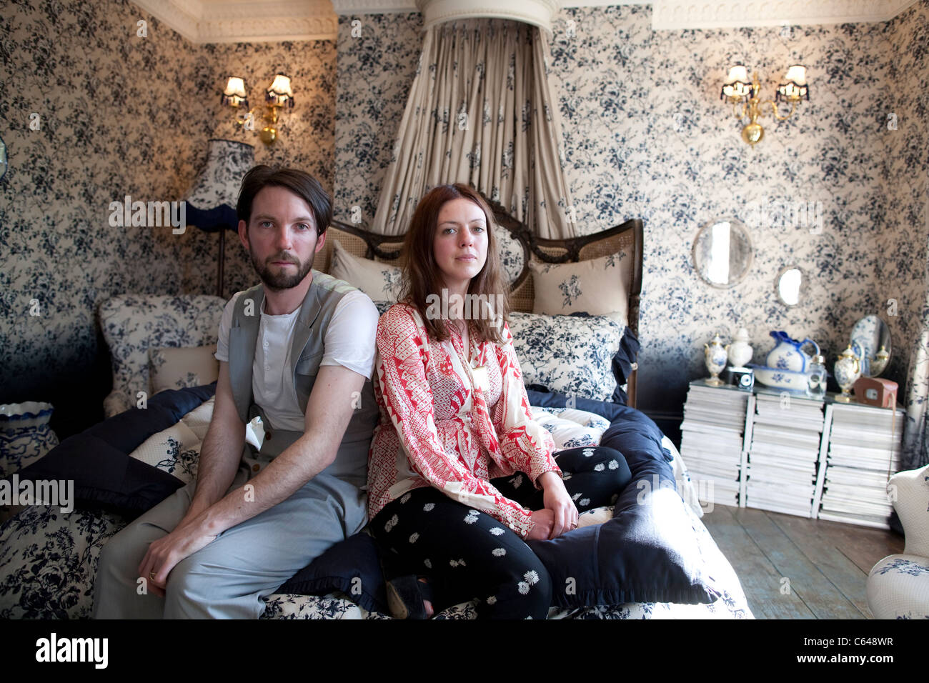 Casa di Hackney, British home articoli sanitari ed arredi ispirati da Javvy M Royle e Frieda Gormley, UK. Foto:Jeff Gilbert Foto Stock