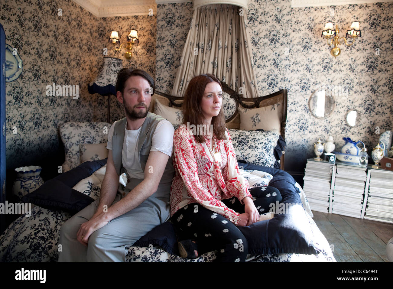 Casa di Hackney, British home articoli sanitari ed arredi ispirati da Javvy M Royle e Frieda Gormley, UK. Foto:Jeff Gilbert Foto Stock