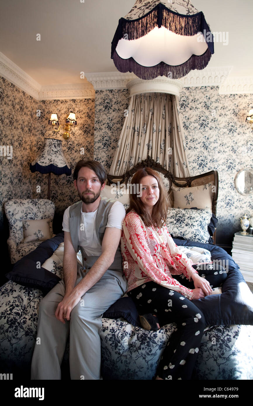 Casa di Hackney, British home articoli sanitari ed arredi ispirati da Javvy M Royle e Frieda Gormley, UK. Foto:Jeff Gilbert Foto Stock