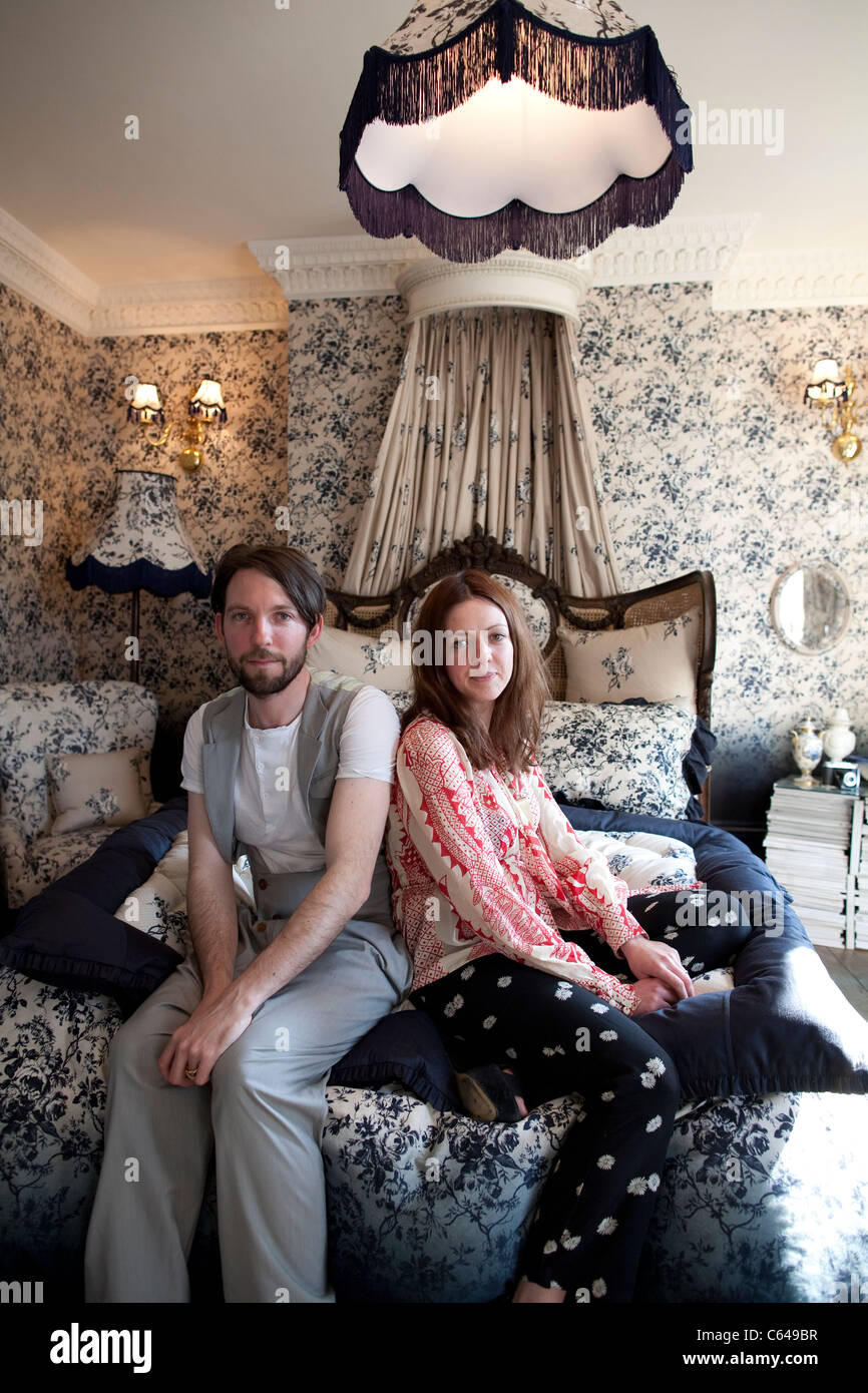 Casa di Hackney, British home articoli sanitari ed arredi ispirati da Javvy M Royle e Frieda Gormley, UK. Foto:Jeff Gilbert Foto Stock