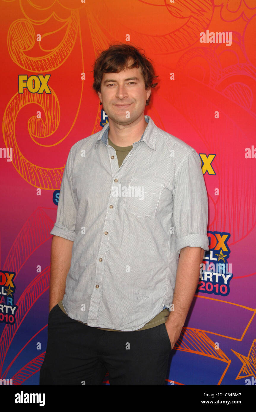 Mark Duplass presso gli arrivi per Fox All-Star partito, Pacific Park, Santa Monica, CA il 2 agosto 2010. Foto di: Dee Cercone/Everett Collection Foto Stock