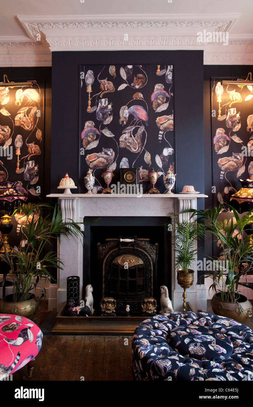 Casa di Hackney, British home articoli sanitari ed arredi ispirati da Javvy M Royle e Frieda Gormley, UK. Foto:Jeff Gilbert Foto Stock