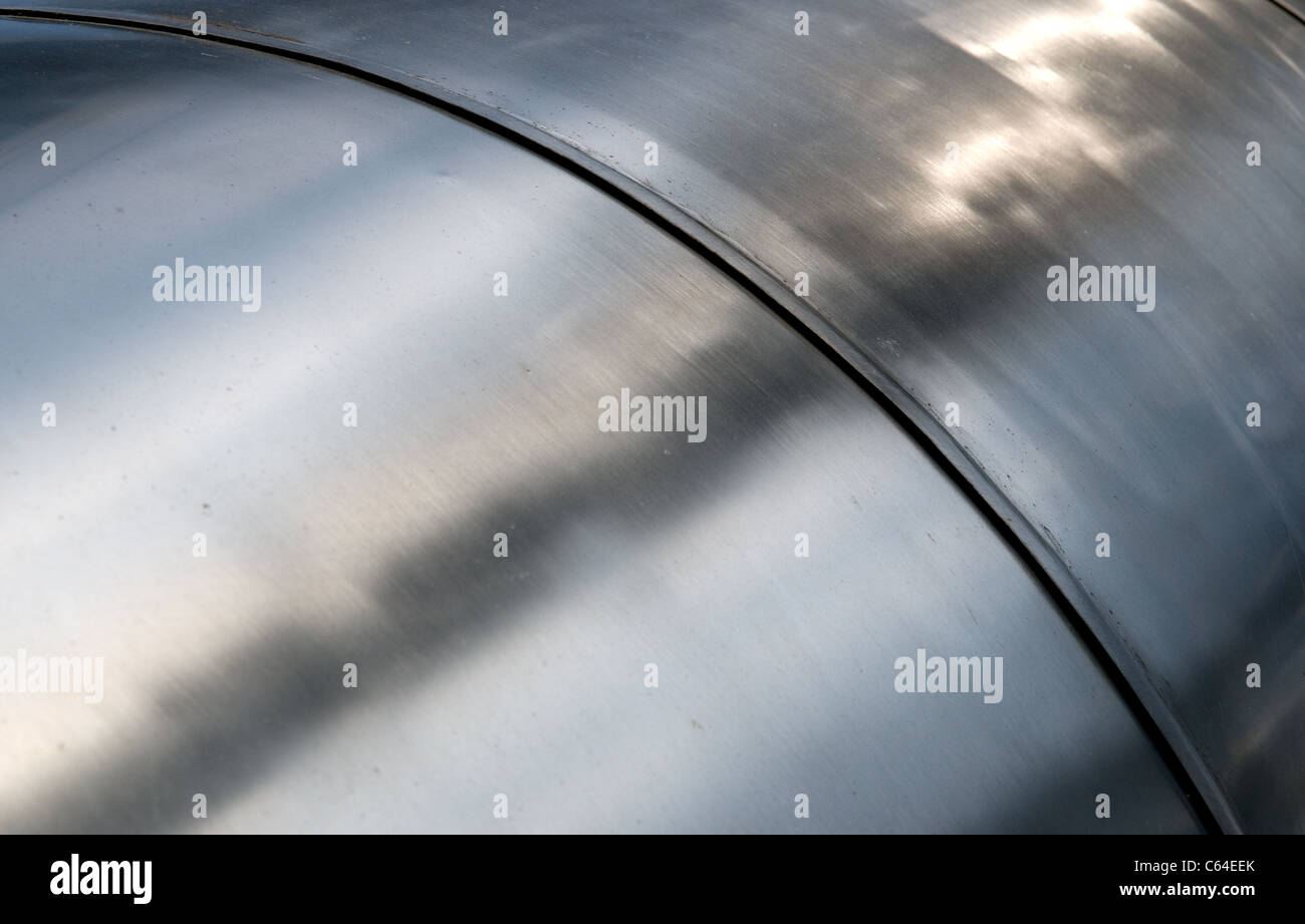 Tubo di metallo texture Foto Stock