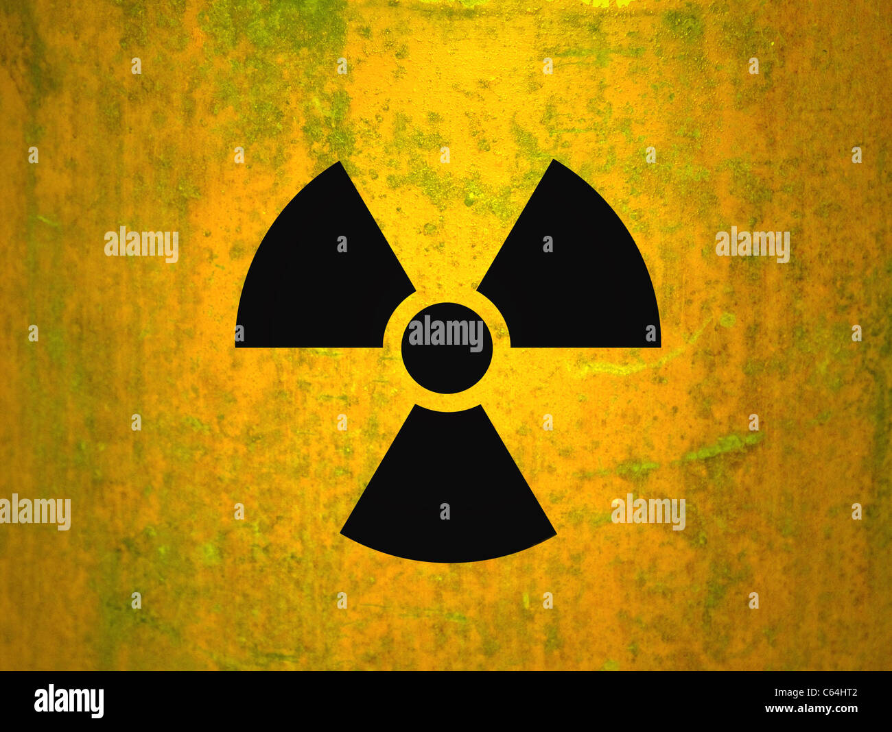radioattività Foto Stock