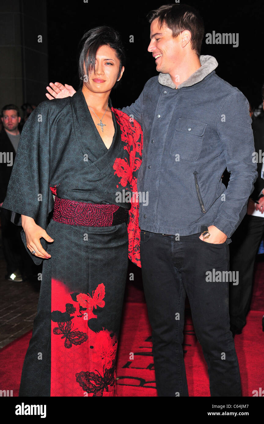 GACKT, Josh Hartnett presso gli arrivi per Premiere BUNRAKU proiezione a Toronto International Film Festival (TIFF), Ryerson Theater, Foto Stock