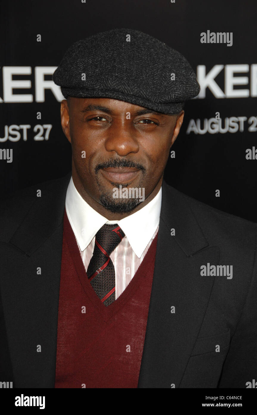 Idris Elba presso gli arrivi per TAKERS Premiere, Arclight Glossari Affini Dome, Los Angeles, CA il 4 agosto 2010. Foto di: Dee Cercone/Everett Collection Foto Stock