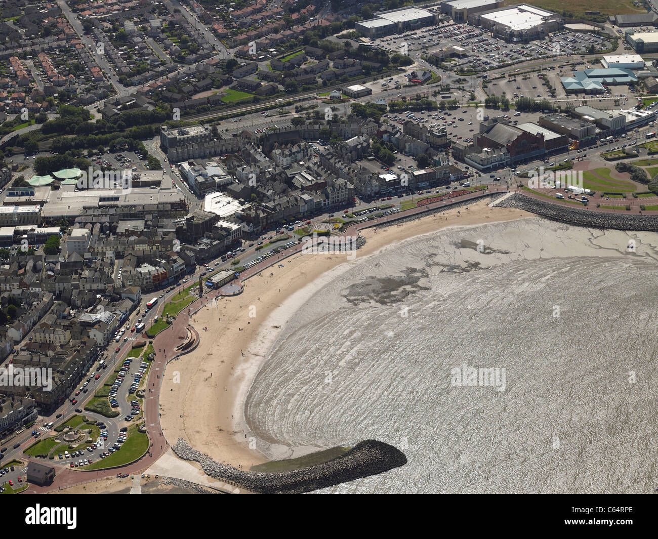 La stazione balneare di Morcambe, Lancashire,Nord Ovest Inghilterra Foto Stock