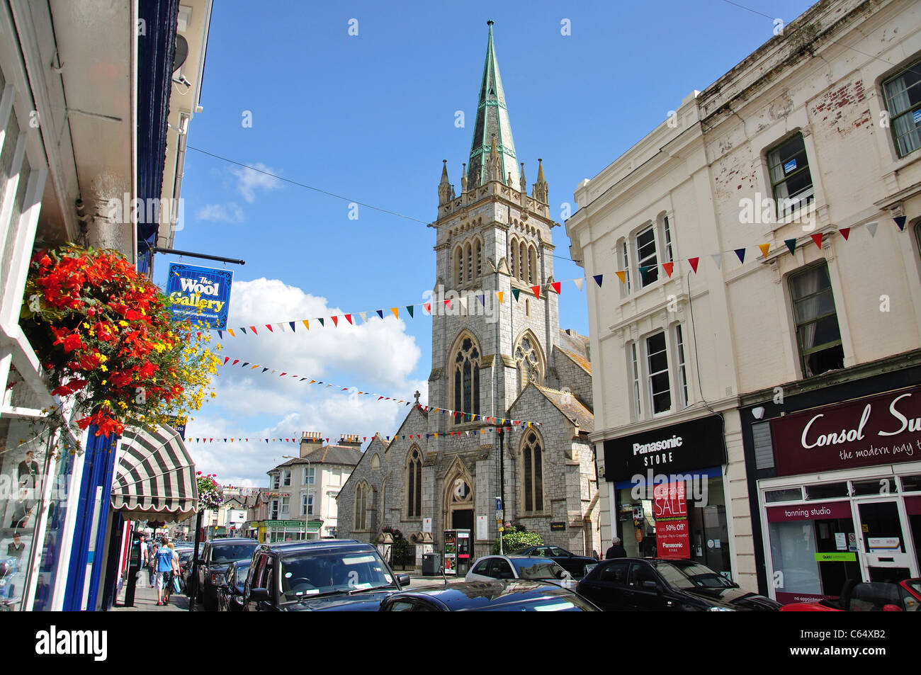 Church House, Queen Street, Newton Abbot, Teignbridge District Devon, Inghilterra, Regno Unito Foto Stock