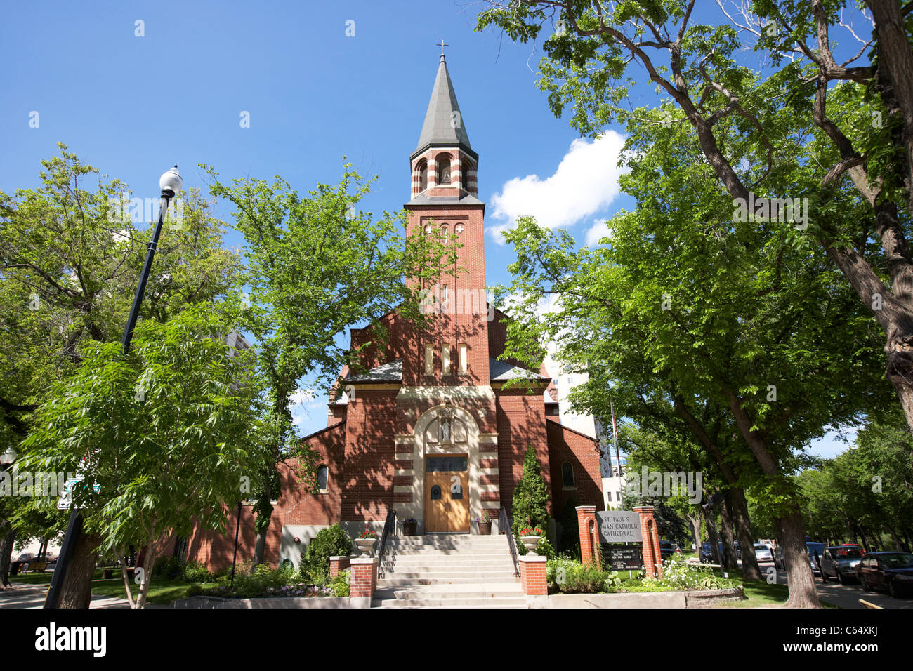 St Pauls Cattedrale cattolica romana Saskatoon Saskatchewan Canada Foto Stock