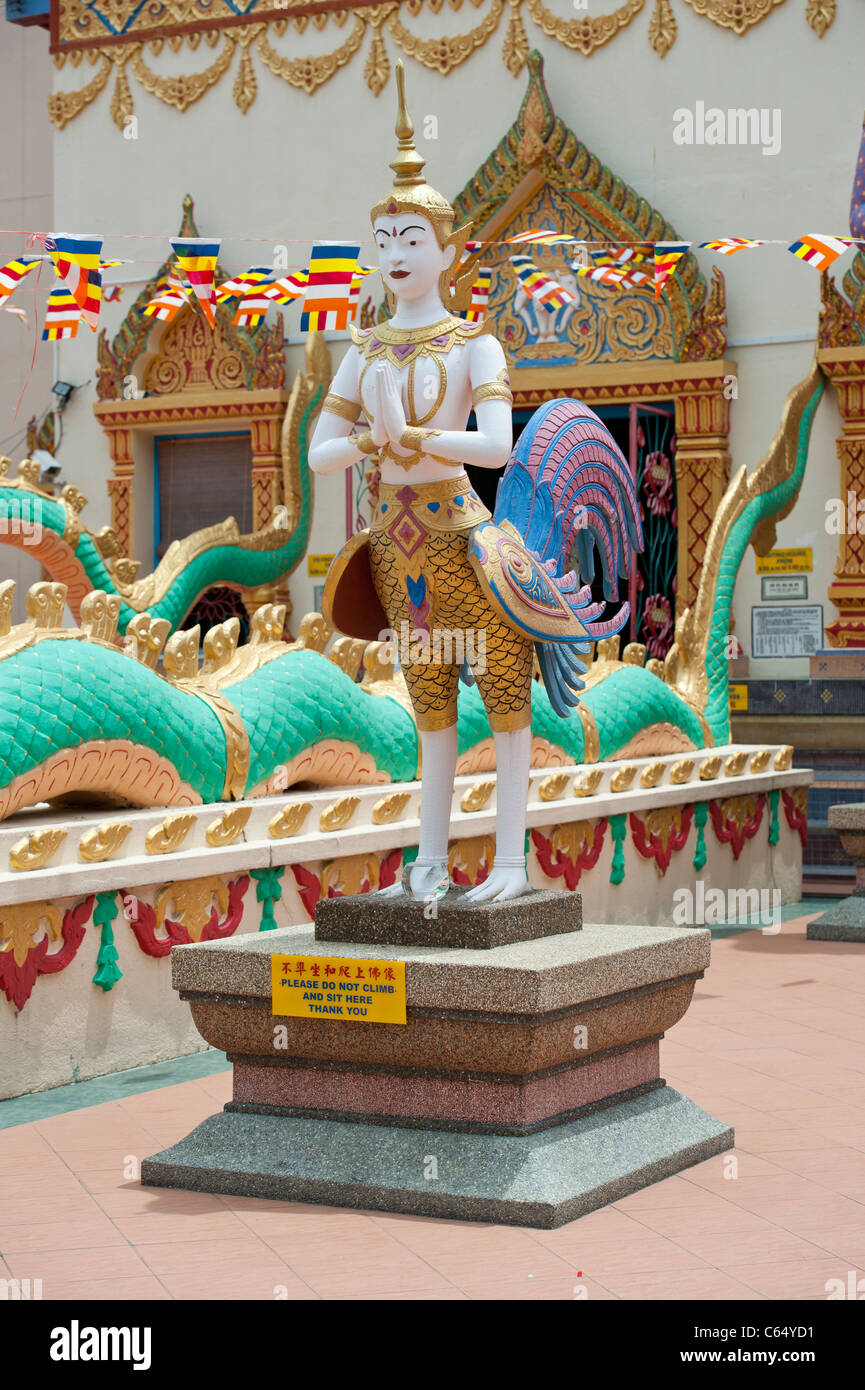 Wat Chayamangkalaram, tempio buddista tailandese a George Town, Penang, Malesia Foto Stock