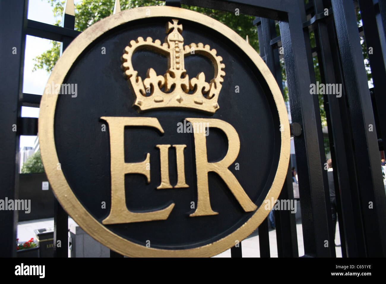 Famiglia Reale. ER Foto Stock