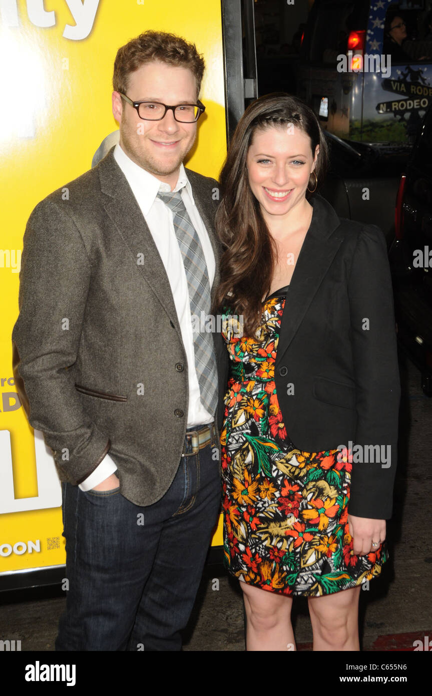 Seth Rogen presso gli arrivi per Paolo Premiere, Grauman's Chinese Theatre di Los Angeles, CA il 14 marzo 2011. Foto di: Dee Cercone/Everett Collection Foto Stock