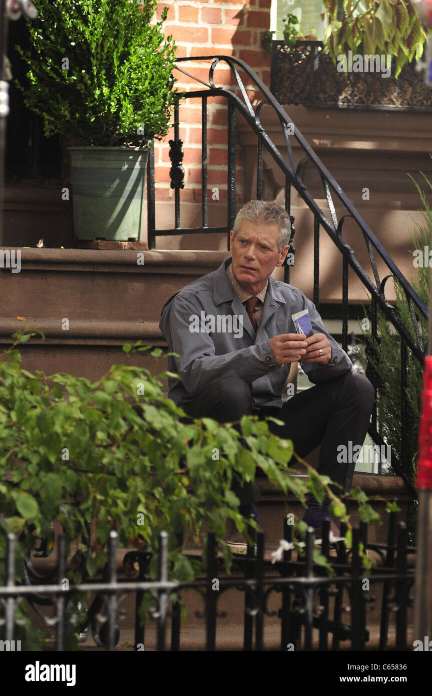 Stephen Lang sulla posizione per un giorno questo dolore sarà utile a voi Film Shoot, , Brooklyn, NY Settembre 20, 2010. Foto di: William D. Bird/Everett Collection Foto Stock