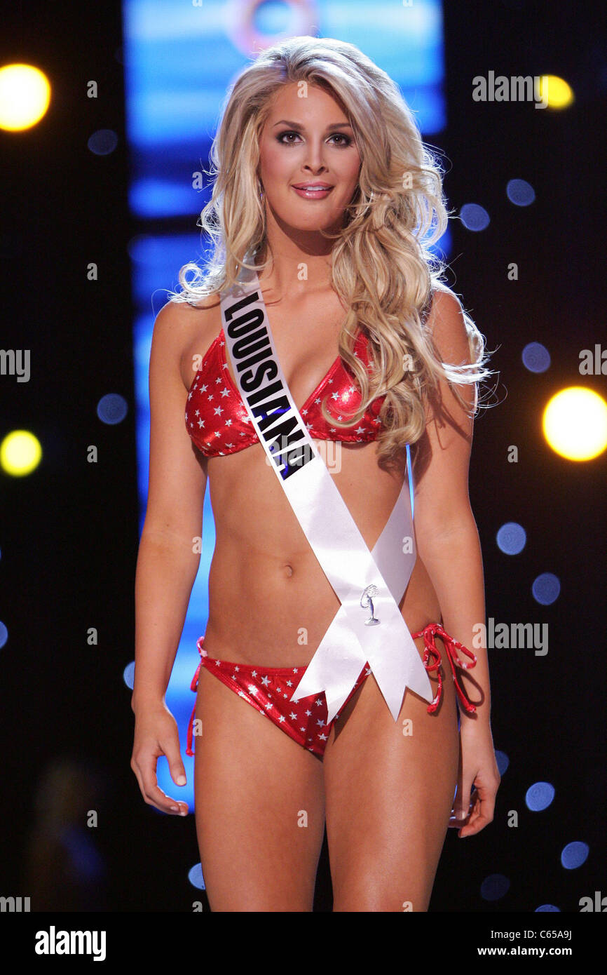 Miss Louisiana USA, Pagina Pennock di presenze per 2011 Miss USA concorrenza preliminare, il Planet Hollywood Resort & Casino, Las Foto Stock