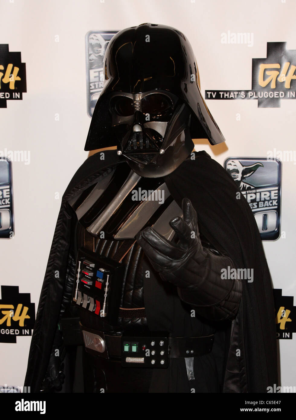 Darth Vander presso gli arrivi per G4 e di Lucasfilm presente GPHORIA STRIKES BACK all'Comico-Imbroglione 2010, l'Hard Rock Hotel di San Diego CA, luglio 22, 2010. Foto di: Adam Orchon/Everett Collection Foto Stock