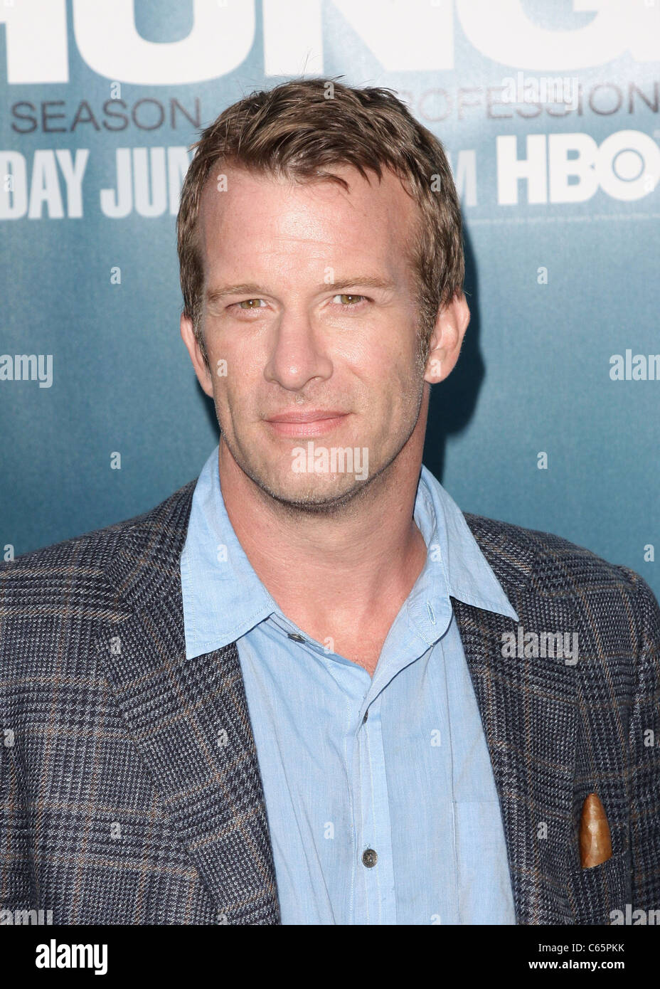 Thomas Jane presso gli arrivi per appendere la stagione due Premiere, il Paramount Theatre a Paramount Pictures Studio, Los Angeles, CA 23 Giugno 2010. Foto di: Adam Orchon/Everett Collection Foto Stock
