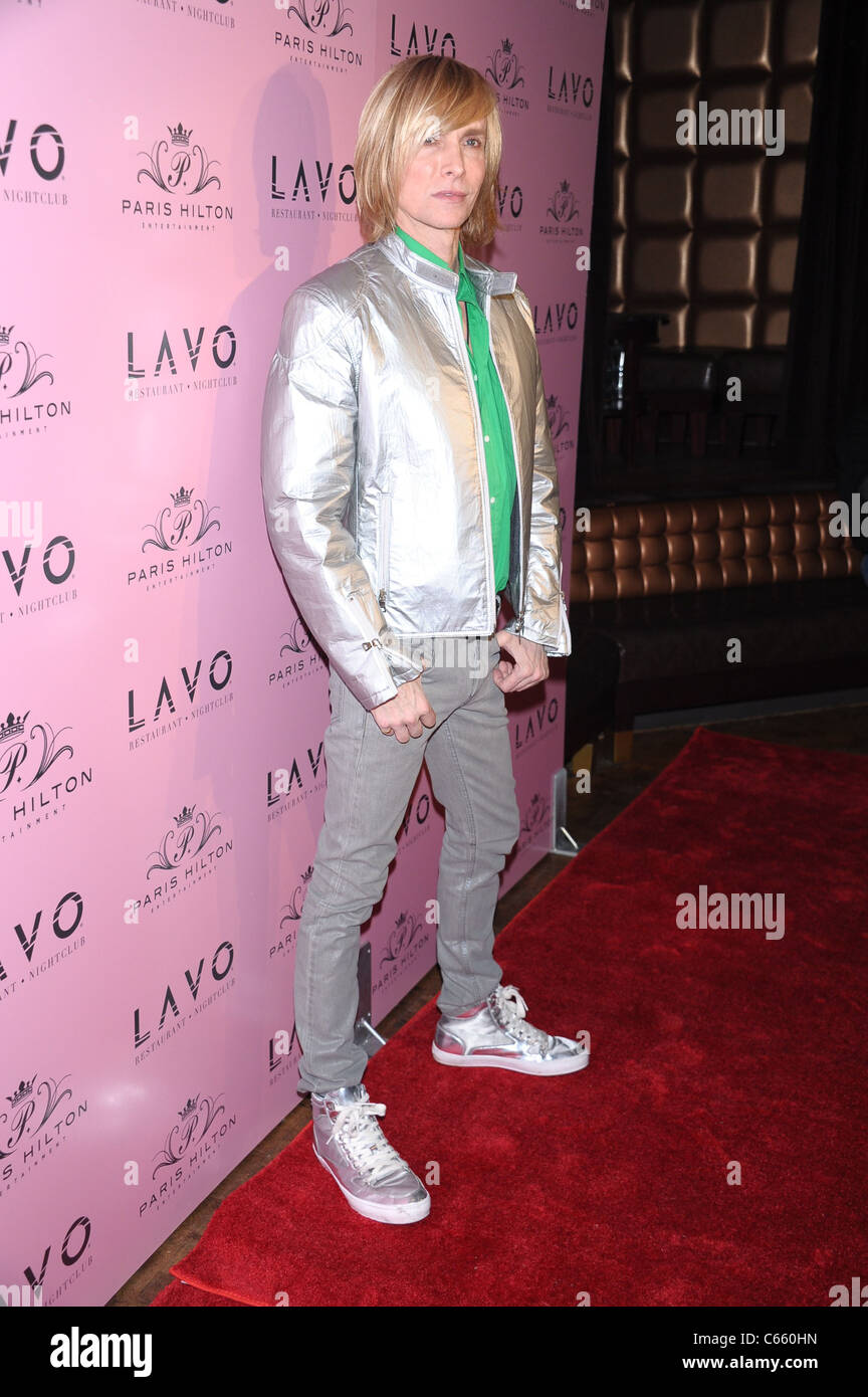 Marc Bouwer di presenze per Paris Hilton il trentesimo anniversario del partito, LAVO nightclub di New York, NY, 17 febbraio 2011. Foto di: Rob Foto Stock