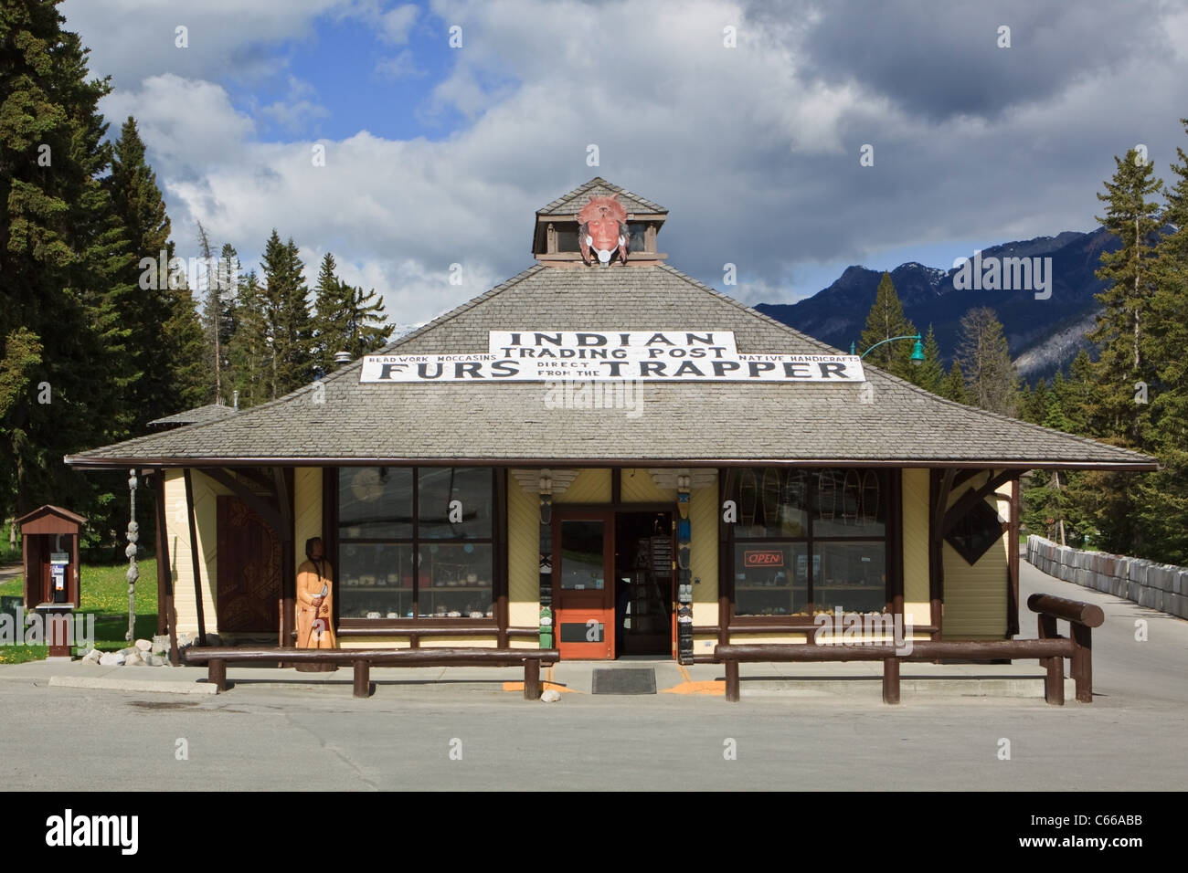 Modern Native American Trading Post Foto Stock