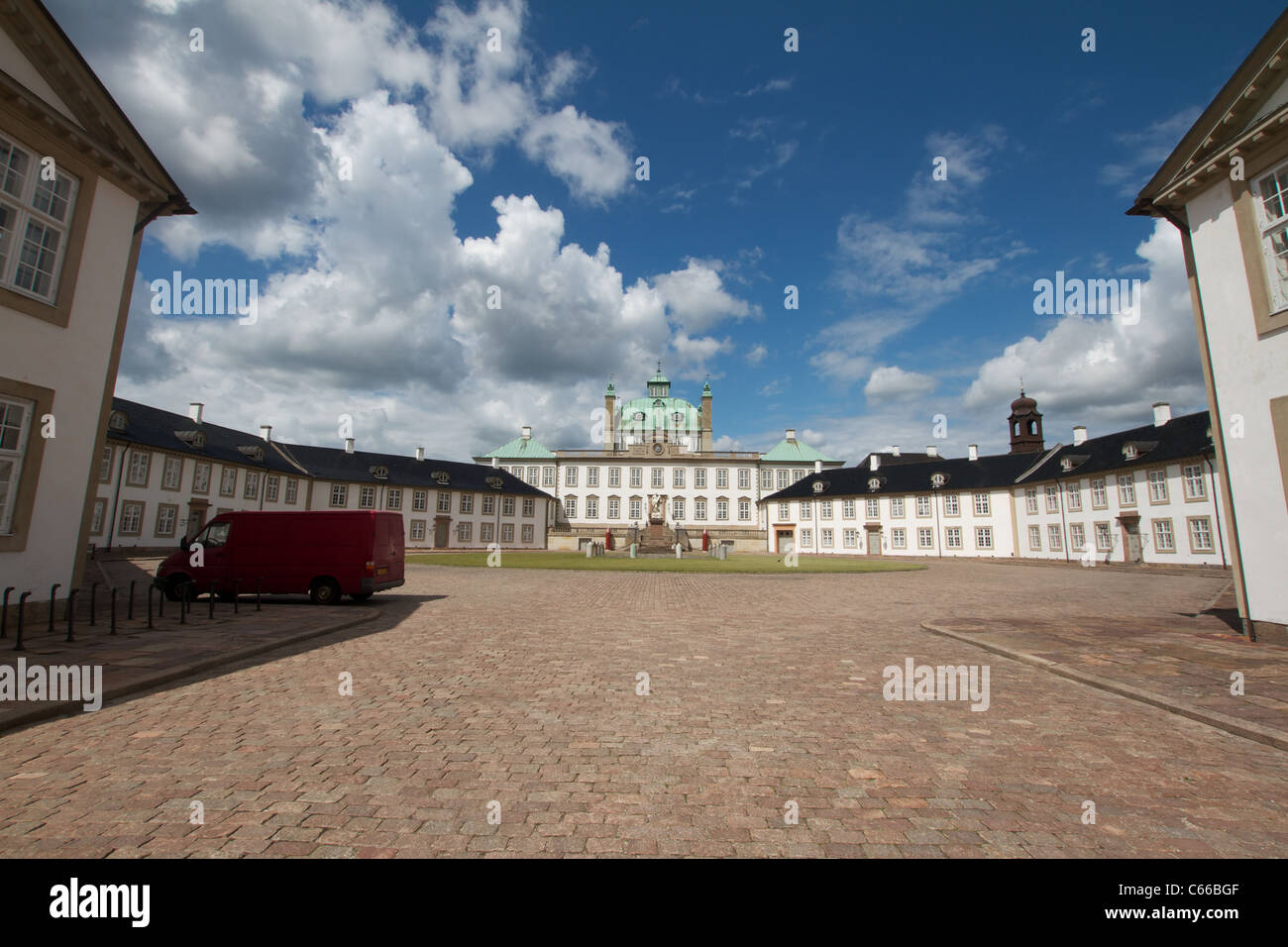 Fredensborg slot,Castello di Royal Danish Family, Fredensborg,Danimarca Foto Stock