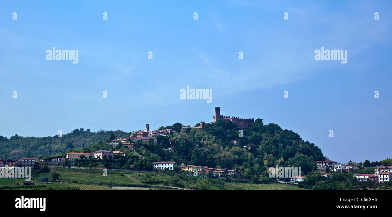 L'Italia, Piemonte, Monferrato, Gabiano Monferrato, il Castello Foto Stock