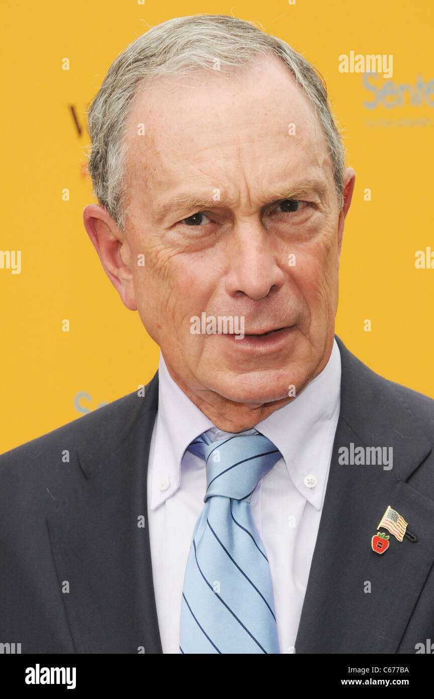 New York City Mayor Michael Bloomberg di presenze per la terza edizione Veuve Clicquot Polo Classic, Governor's Island, New York, NY Foto Stock
