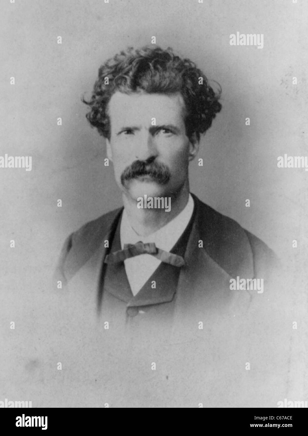 Samuel Langhorne Clemens, aka Mark Twain Foto Stock