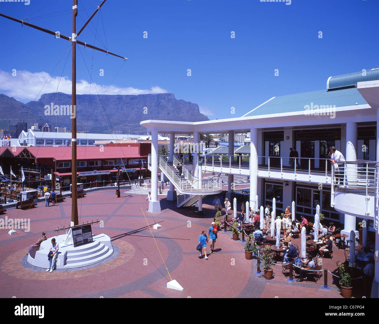 Victoria & Albert Waterfront, Città del Capo, Western Cape, Repubblica del Sud Africa Foto Stock