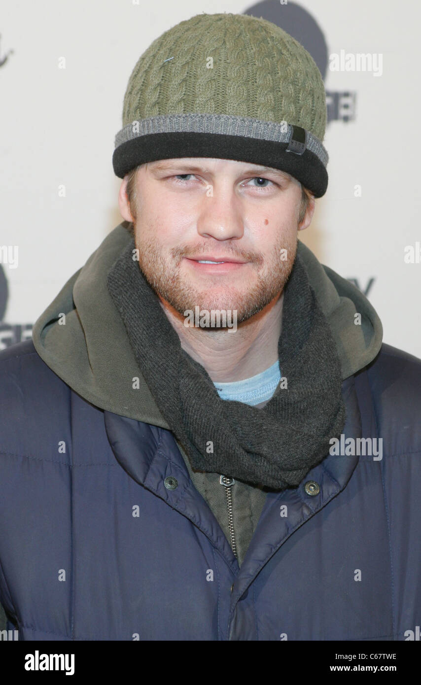 John David Whalen di presenze per INSURGE Pictures Party, Eldridge presso Jean Louis, Park City, UT 22 gennaio 2011. Foto di: James Atoa/Everett Collection Foto Stock