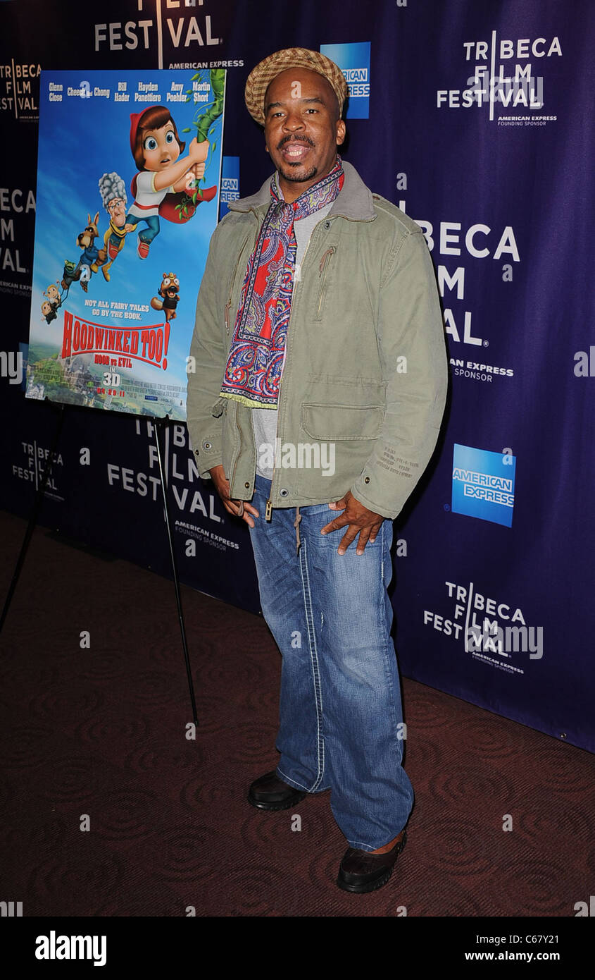 David Alan Grier presso gli arrivi per HOODWINKED troppo! Il cofano vs male Premiere Tribeca Film Festival Screening familiari, Chelsea Clearview Cinema, New York, NY Aprile 23, 2011. Foto di: Kristin Callahan/Everett Collection Foto Stock