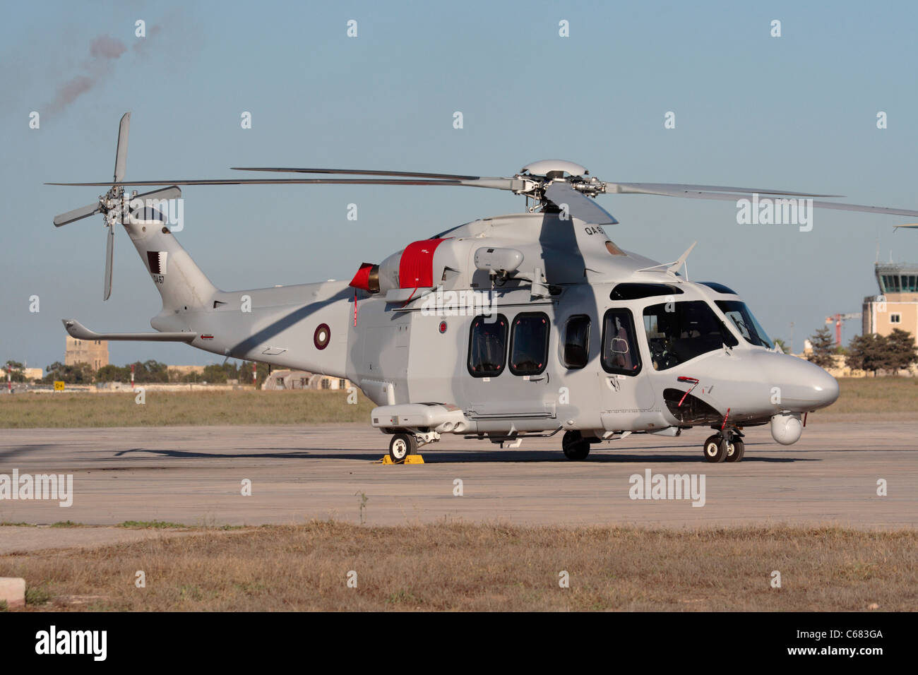 AgustaWestland AW139 elicottero militare del Qatar Emiri Air Force Foto Stock