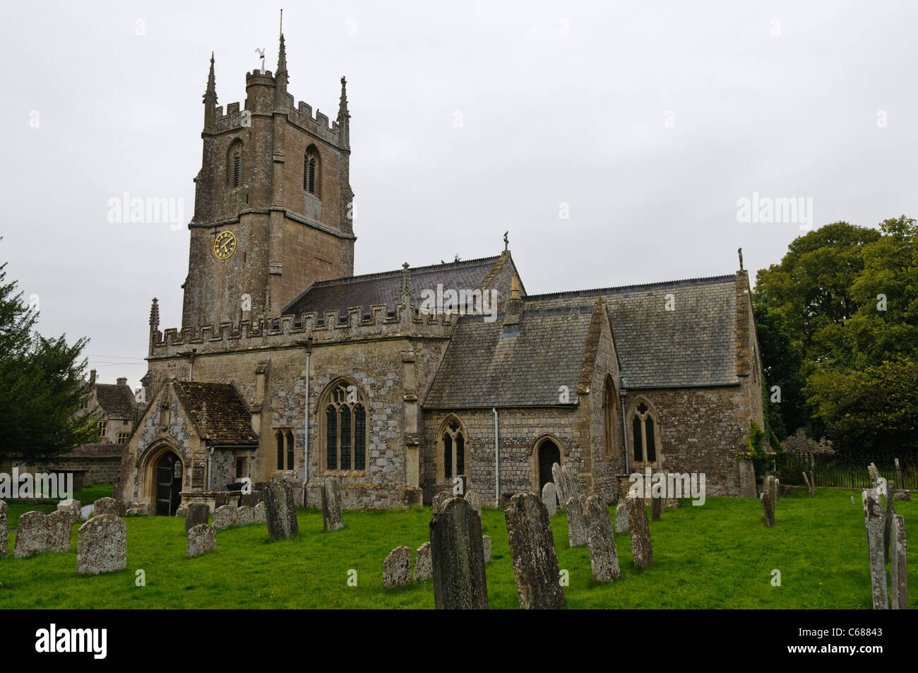 St James Church, Avebury Foto Stock