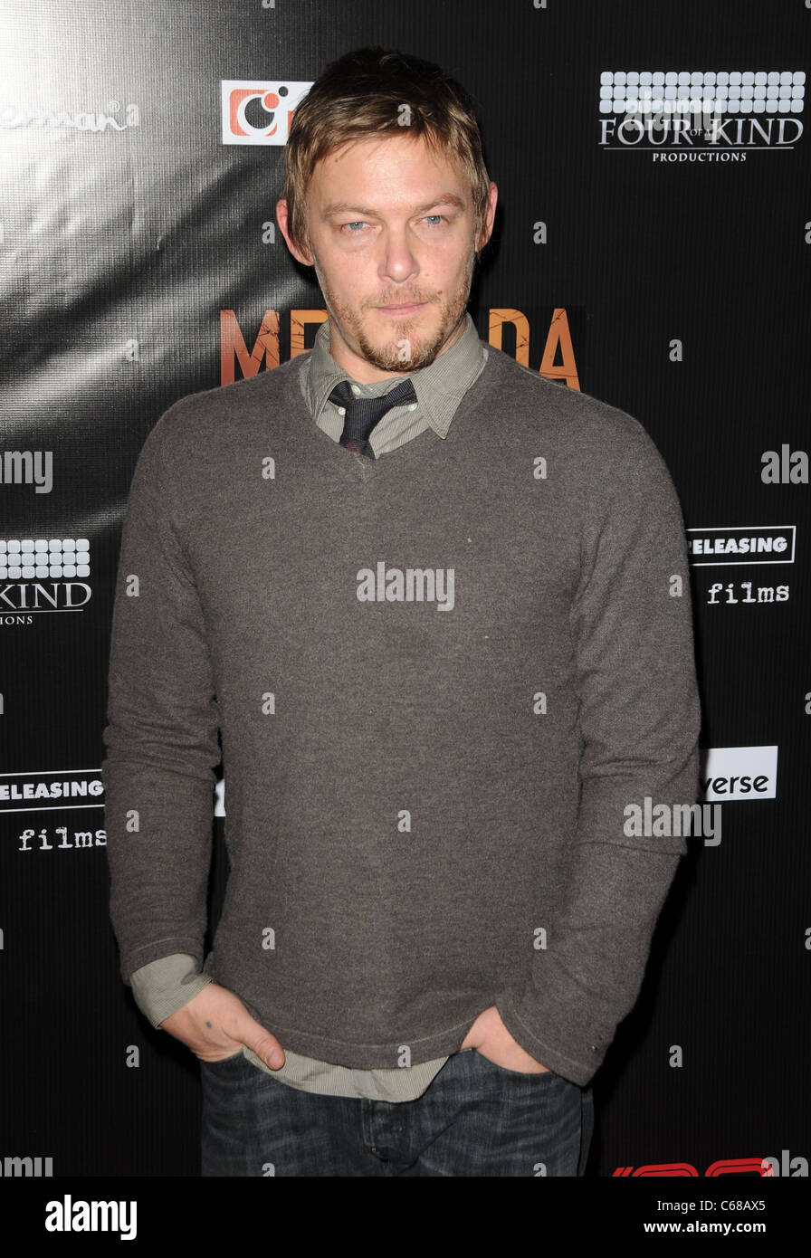 Norman Reedus presso gli arrivi per MESKADA Premiere, Cinespace LA, Los Angeles, CA il 30 novembre 2010. Foto di: Dee Cercone/Everett Collection Foto Stock