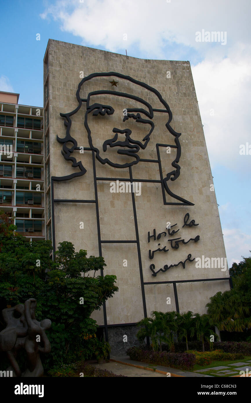 Che Guevara Piazza della Rivoluzione di Havana Cuba Foto Stock