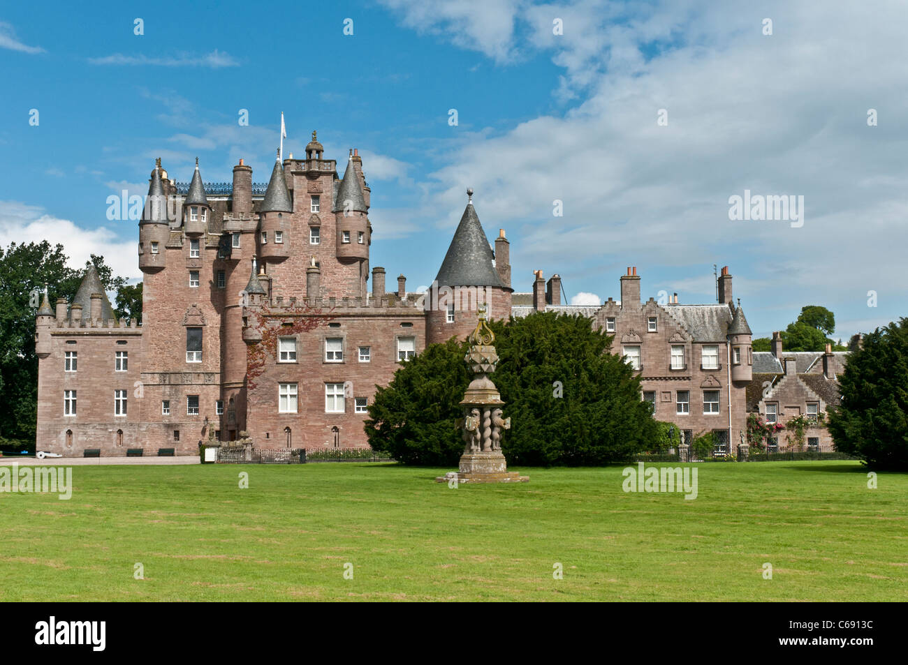 Glamis Castle Glamis Angus Scozia Scotland Foto Stock