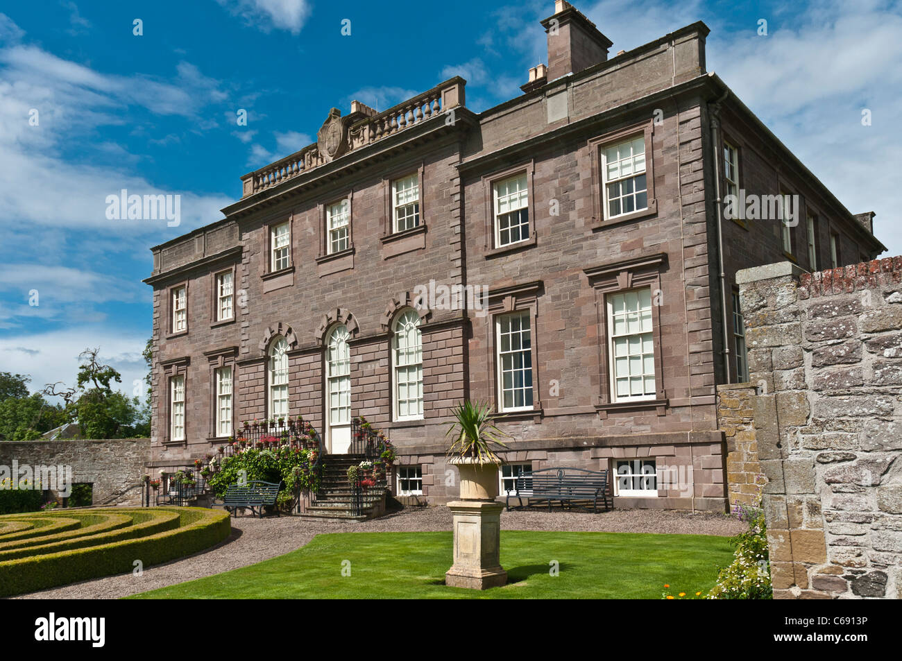 Casa di Dun nr Montrose Scozia Angus Foto Stock